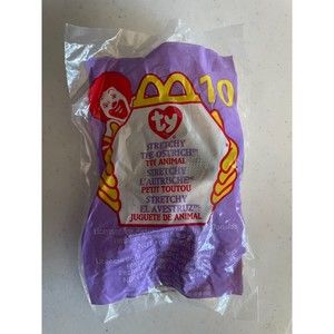 Ty Teenie Beanie Baby Stretchy the Ostrich #10 McDonalds Happy Meal Toy 1999